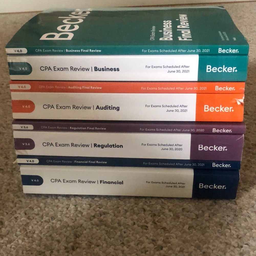 CPA Exam Textbooks and Review books